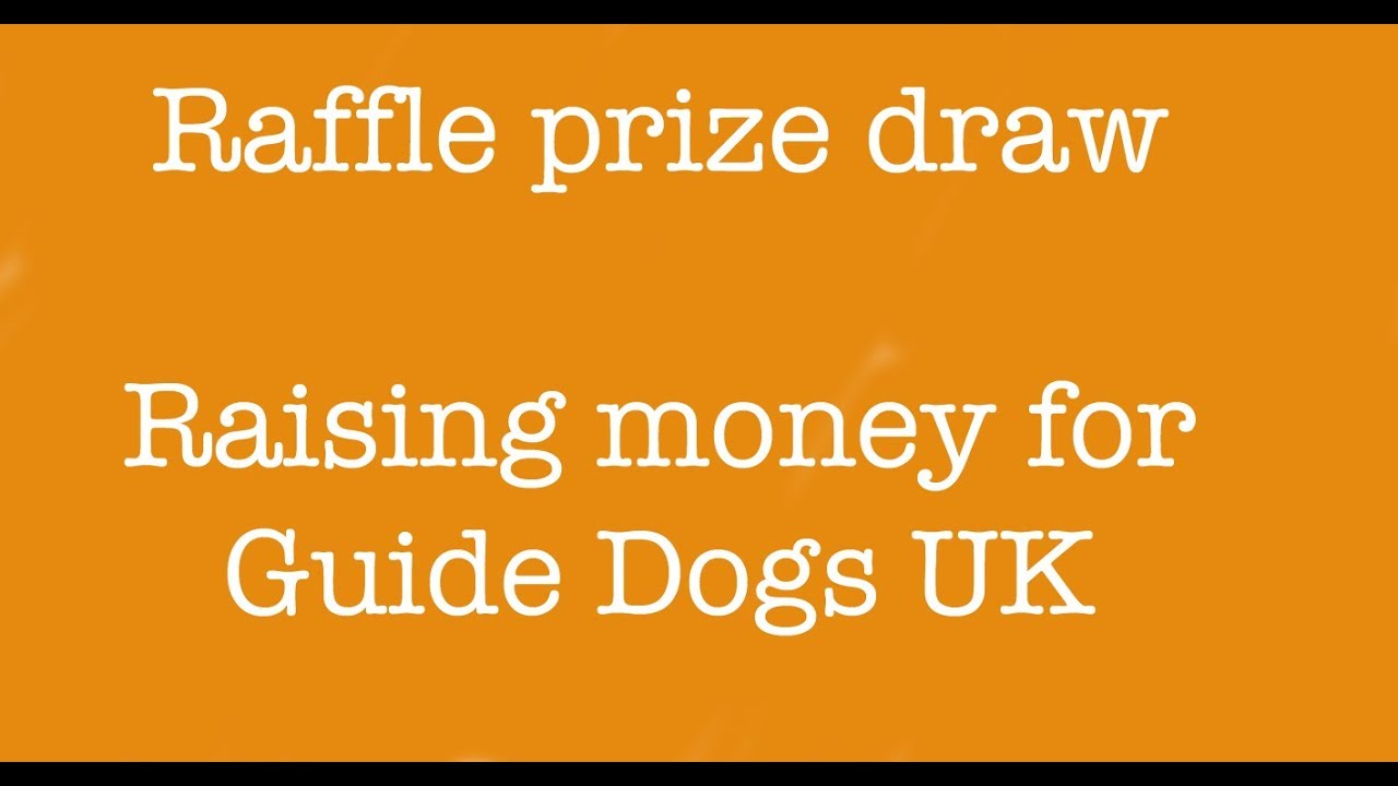Yankee Raffle My Guide Dogs UK Yankee Candle Raffle Draw - YouTube