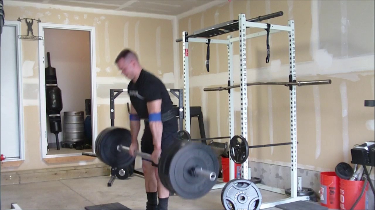 Axle double overhand deadlifts 226lbs 26 reps in a minute YouTube