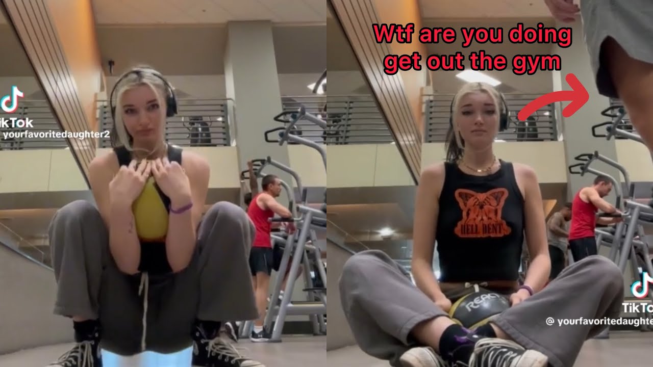 Man CONFRONTS Only Fans Girl Making Content In The GYM - YouTube