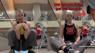 Man CONFRONTS Only Fans Girl Making Content In The GYM