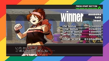 [TAS] [PS2] The King of Fighters XI (Arcade Play) Momoko (Expert)