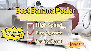 Download Lagu Banana Peeler Machine | How to Peel Banana 2022 MP3