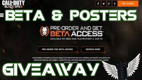 Call of Duty: Black Ops 3 Beta Codes Giveaway [Closed]