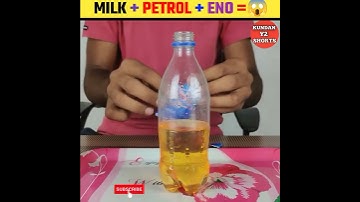 पेट्रोल+ENO+MILK 😱 | Experiment By @the experiment tv @kundan y2 shorts #experiment  #short #shorts