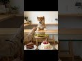 #豆柴 #犬 #いちご #ケーキ #カフェ