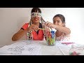 Desafio Colorindo com 3 cores - Yasmin Verissimo &amp; Mamãe