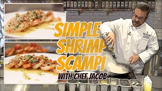 Restaurant Style Shrimp Scampi 'a la minute' (No Pasta) | Scampi Video Series 1 of 3
