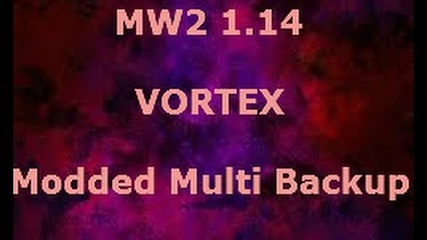 MW2 1.14 Vortex mod menu Modded multi backup PS3 OFW