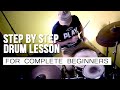 Drum Lesson For Complete Beginners | Filipino Instruction | STEP BY STEP