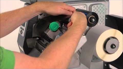 Loading Ribbon and Media - Datamax-O