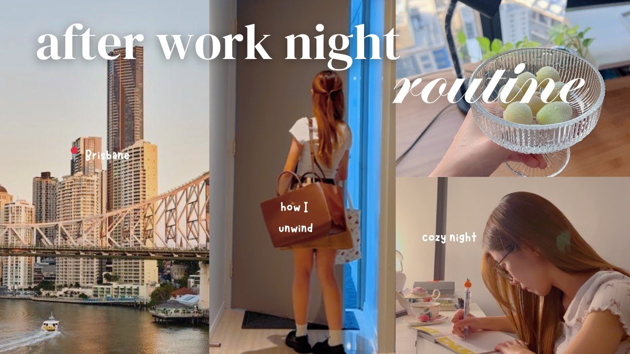 Life in Australia🌙 | cozy night routine of living alone after work,  haircare + skincare routine
