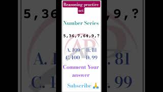 Number Series Reasoning Practice Set