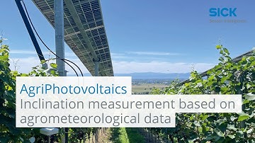 AgriPhotovoltaics – Inclination measurement based on agrometeorological data
