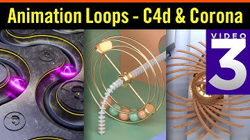 3d Animation Loops on Instagram - C4d and Corona Render - Video 3