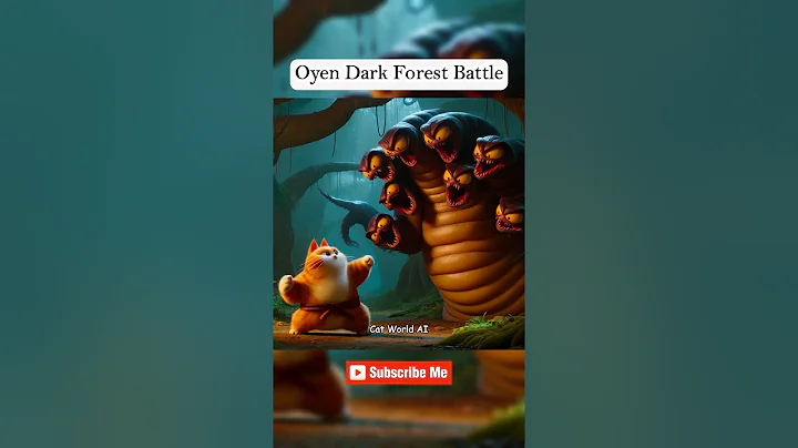 Watch the video about Oyen's Dark Forest Battle #cat #catlover #meow #meowed #cats #aicat #shortsvideo #shorts