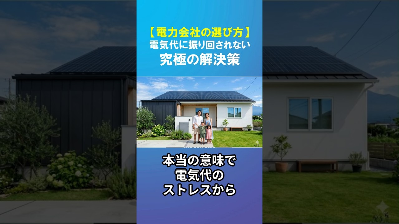 【電気の自給自足】料金プランに振り回されない暮らしを実現する究極の解決策