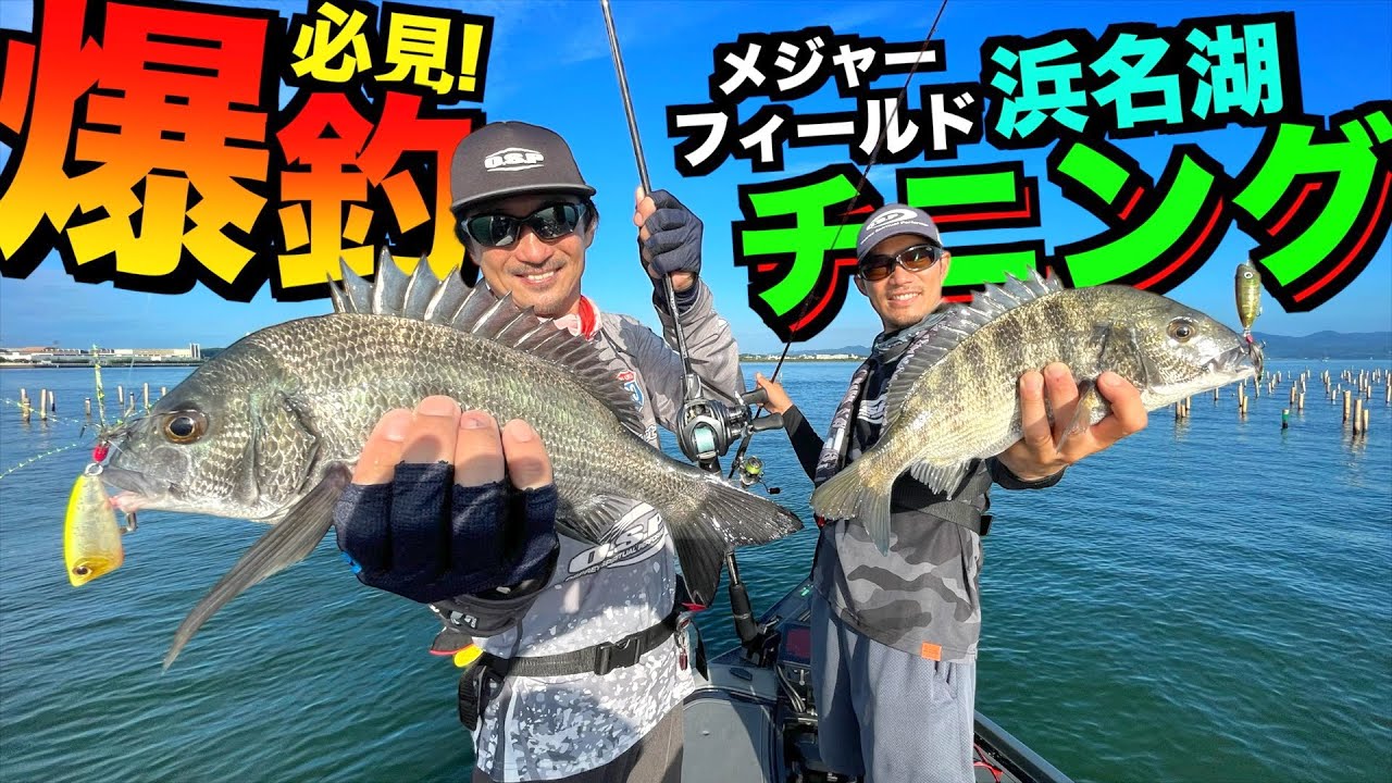 【チニング】浜名湖年間優勝プロを相手にバスルアーを使って空気読まずに爆釣圧倒します！【並木敏成/鈴木孝啓】