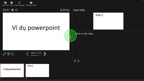 Sửa lỗi trình chiếu PowerPoint không hiển thị trên máy chiếu TV