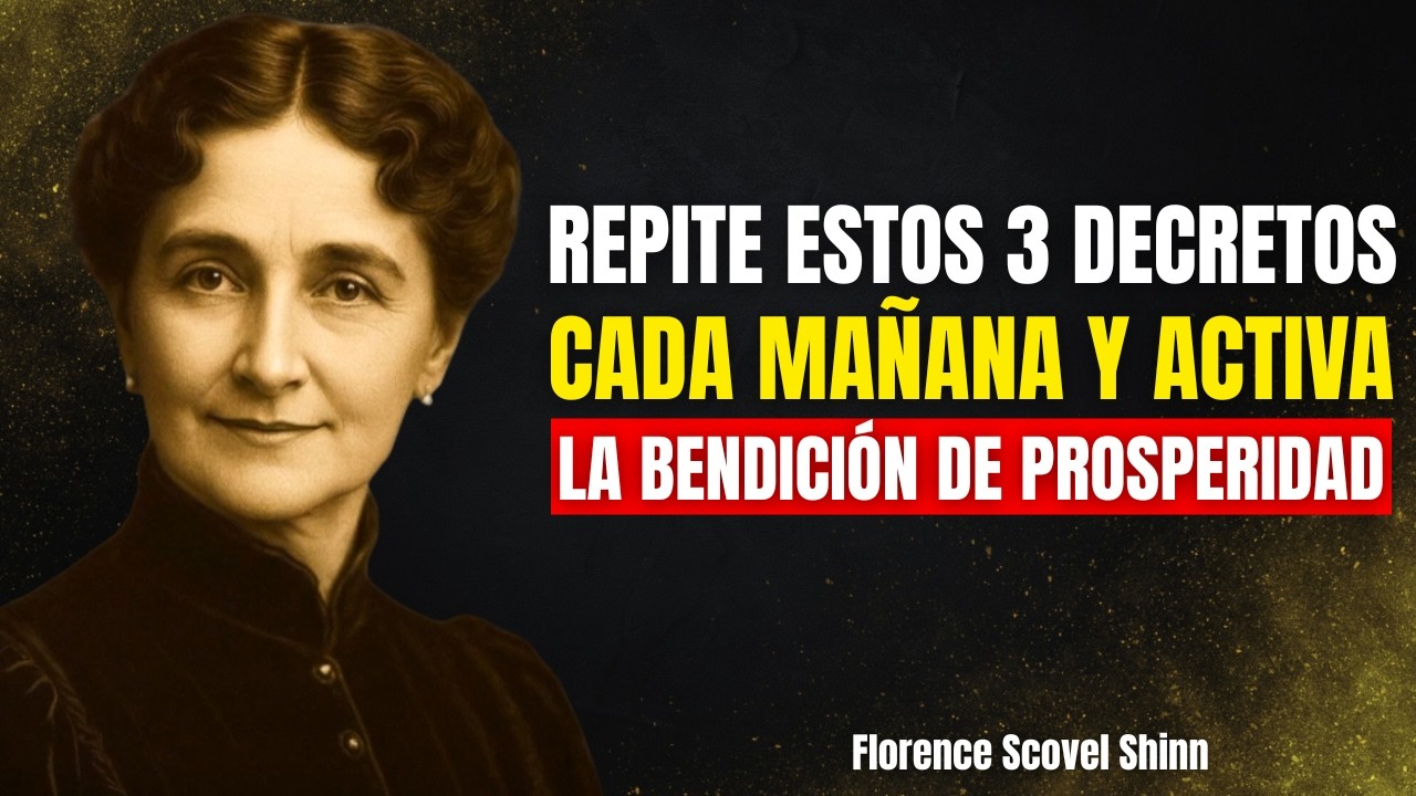 🔴Repite Estos 3 Decretos Cada Mañana y Activa la Bendición de Prosperidad | Florence Scovel Shinn