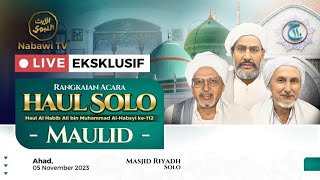 🔴LIVE MAULID HAUL SOLO 2023 - Habib Ali bin Muhammad Al Habsyi ke 112 | Nabawi TV