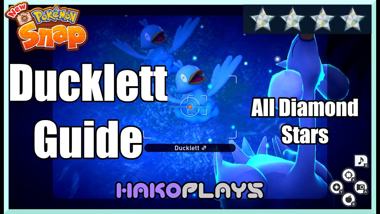 New Pokemon snap: Ducklett Guide | All Diamond Stars