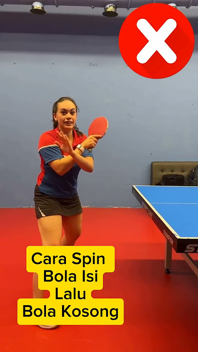 CARA SPIN BOLA ISI LALU KOSONG TENIS MEJA #pingpong #tabletennis #tenismeja