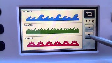 Part 2, Images  incorporated in the Brother ScanNcut