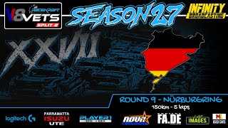 Racekraft Simulations II V8 Veterans II Split 2 II Season 27 II Round 9 II Nürburgring