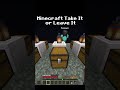 Minecraft Take It or Leave It