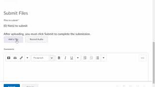 How to Upload Assignments to D2L