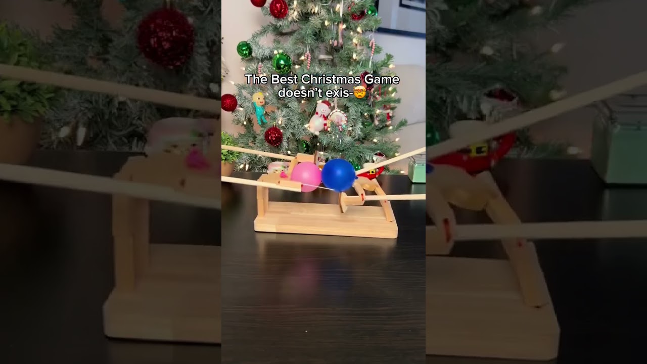 LQUCWEPP Bataille De Ballons En Bambou, Whack A Ballon, Jeux De Fête, Marionnettes De Clôture En Bois Faites à La Main, 2 Joueurs Faits à La Main Avec 101 Ballons