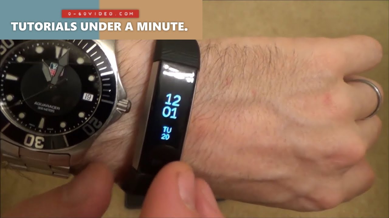 How To Change The Time On A Fitbit Alta HR YouTube