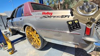 BOX CHEVY CAPRICE GETS HOLLEY EFI SNIPER KIT!  (PART1)