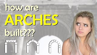 What is an ARCH? How do ARCHES work? How are arches constructed?  Architecture / Structural Terms