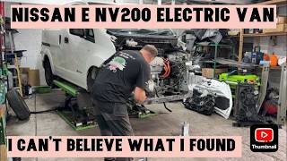 CRASHED DAMAGE NISSAN E NV200 ELECTRIC VAN FROM COPART ITS PART 3 I AM SKOCKED WHAT I FOUND