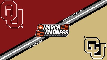 r/CollegeBasketball March Madness | First Round | (9) Oklahoma vs (8) Colorado
