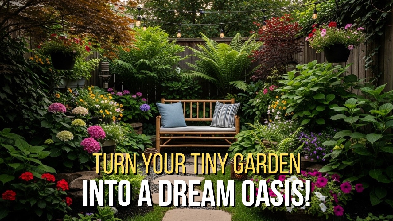 Small Backyard, Big Impact: Transform Your Tiny Garden into a Dream Oasis