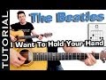 como Tocar I Want To Hold Your Hand - THE BEATLES guitarra acordes tutorial facil principiantes