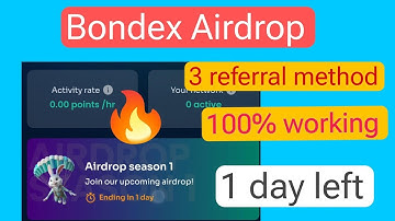 bondex | bondex airdrop referral task | bondex mining app | bondex airdrop | bondex new update