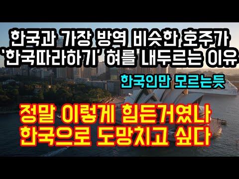 한국과 가장 방역 비슷한 호주가 ‘한국따라하기’ <strong>혀를</strong> 내두르는 <strong>이유</strong> &amp;quot;정말 이렇게 힘든거였나, 한국으로 도망치고 싶다&amp;quot;