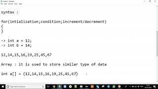Control statements - Part 2 ( Looping Statements & Transfer statements )