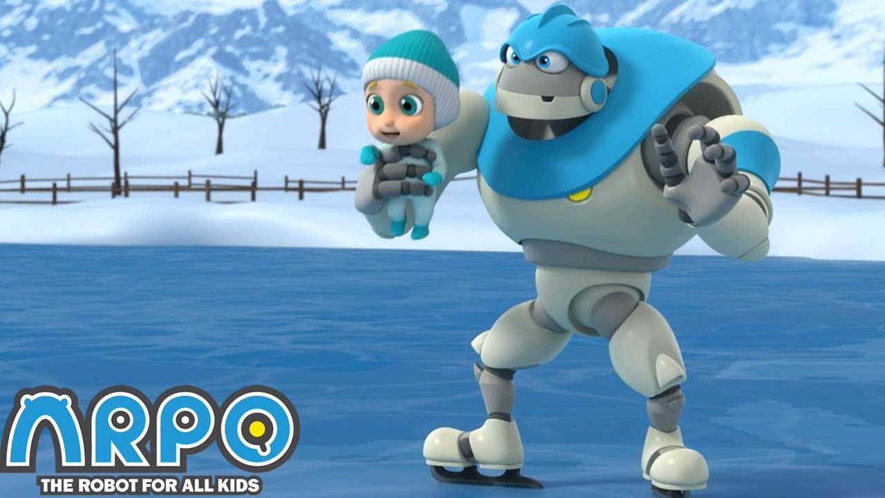 ⁣ARPO o Robô em Português | Arpo vai patinar no gelo! | Desenho Animado | Desenho para Bebe