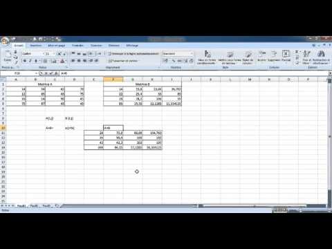 Vidéo: Comment Calculer Une Matrice Dans Excel