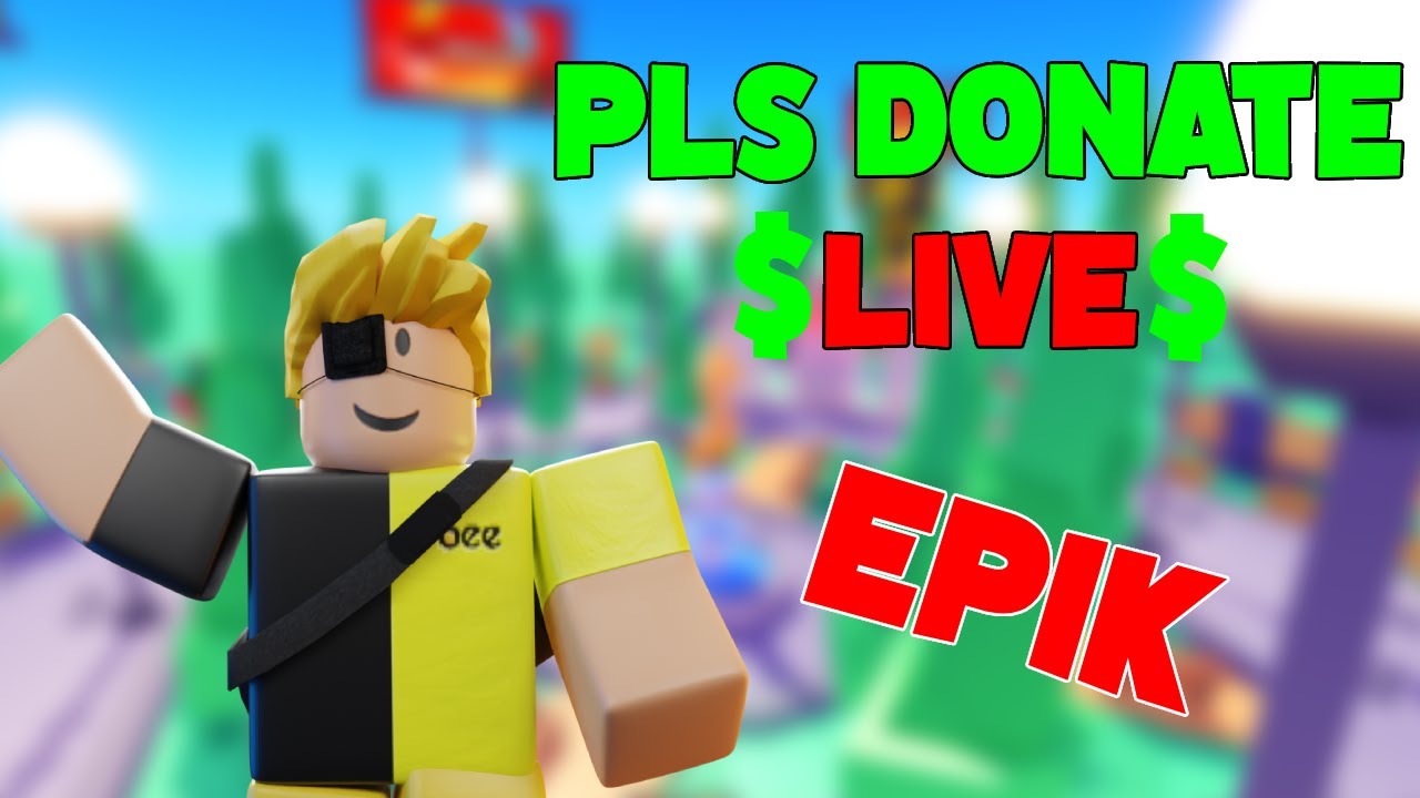 Roblox Pls Donate Live - YouTube