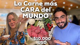 PROBANDO LA CARNE MÁS CARA DEL MUNDO con ORO! Restaurantes de @luisitocomunica CRITICA REAL!