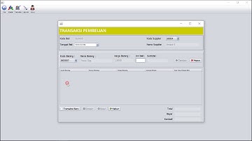 DEMO APLIKASI INVENTORI JAVA DENGAN MENGGUNAKAN DATABASE MYSQL PADA NETBEANS
