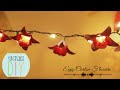 Flores con carton de huevos/ flowers lights using Egg cartons