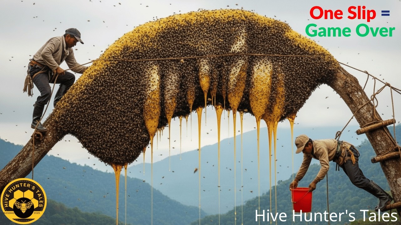 One Slip = Game Over | Giant Tree Climb for Extreme Wild Honey