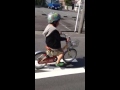 自転車（補助輪なし）乗れるようになりました