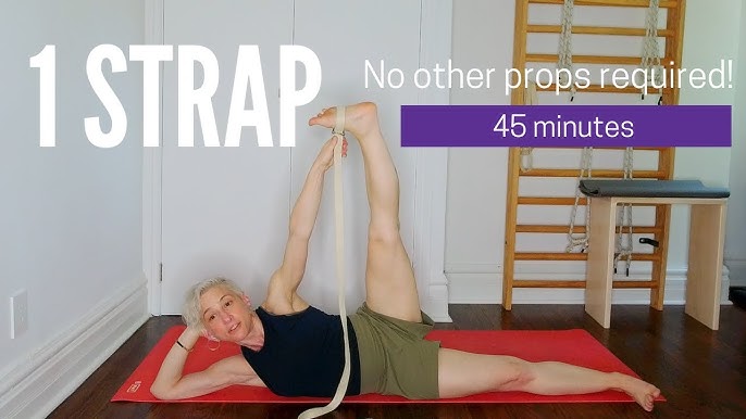 Yoga with a Strap, 1 hour Intermediate Yoga, Making a Connection